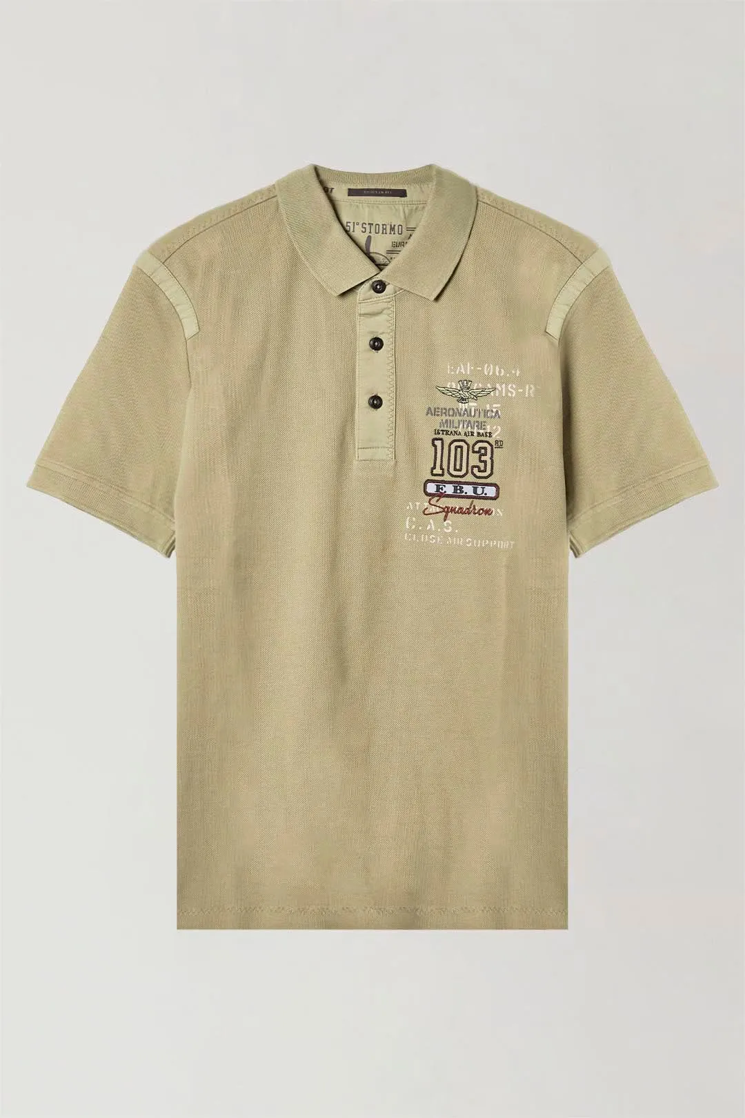 51st Wing printed polo shirt