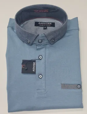 Advise Short Sleeve Polo Shirt 212 - Slate
