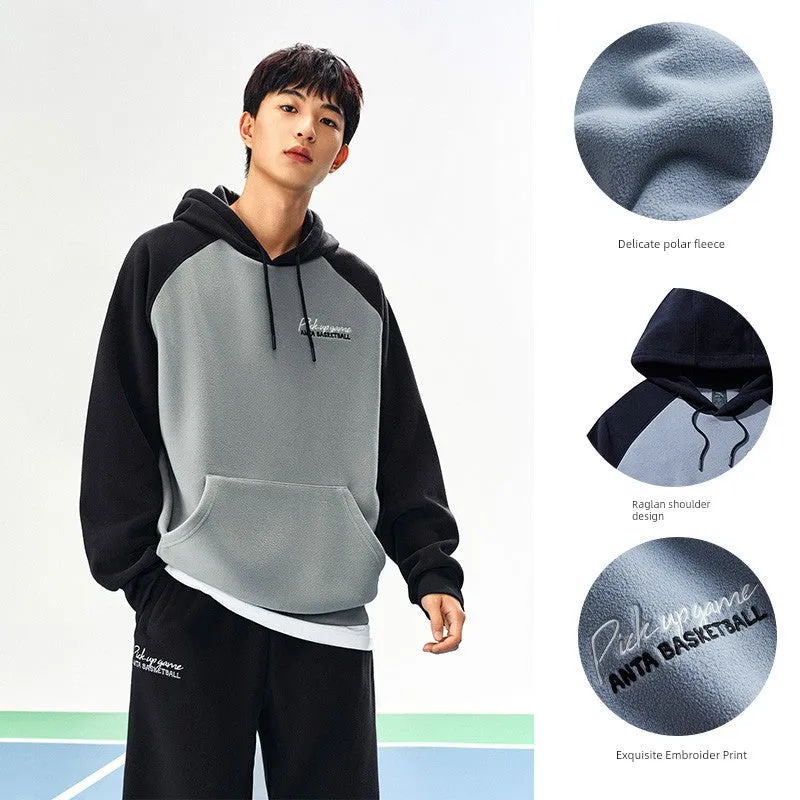 ANTA Fleece-Lined Minimalist Hoodie – Winter’s Ultimate Sportswear Flex
