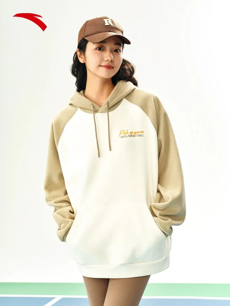 ANTA Fleece-Lined Minimalist Hoodie – Winter’s Ultimate Sportswear Flex