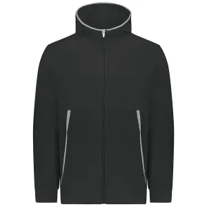 Augusta Sportswear Men's Black Chill Fleece 2.0 Full Zip Hoodie