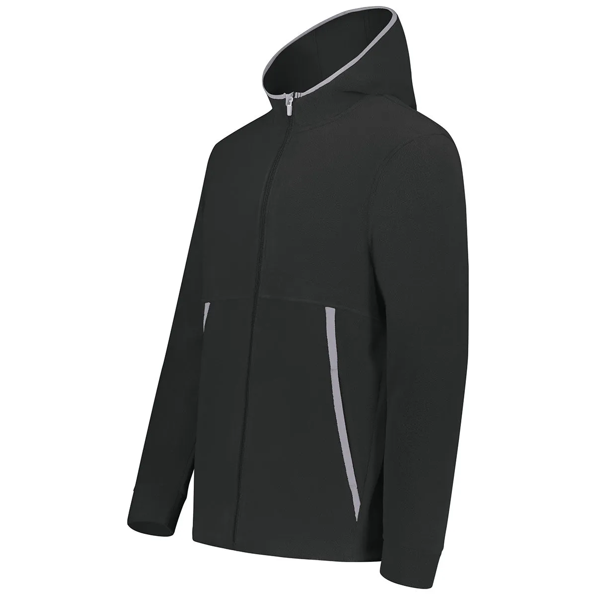 Augusta Sportswear Men's Black Chill Fleece 2.0 Full Zip Hoodie