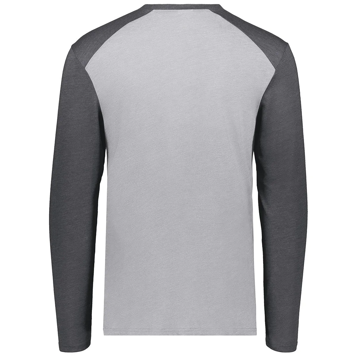 Augusta Sportswear Men's Grey Heather/Carbon Heather Gameday Vintage Long Sleeve Tee