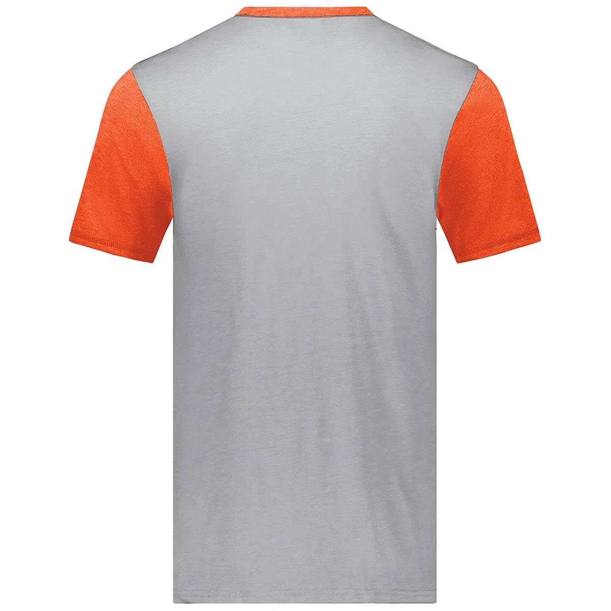 Augusta Sportswear Men's Grey Heather/Orange Heather Gameday Vintage Ringer Tee