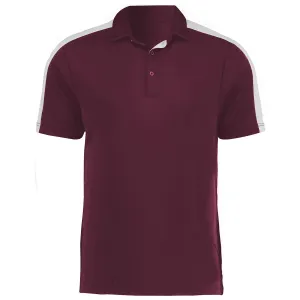 Augusta Sportswear Men's Maroon/White Bi-Color Vital Polo