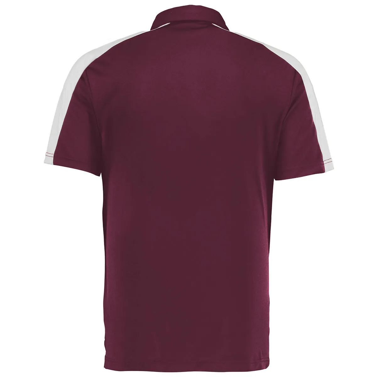 Augusta Sportswear Men's Maroon/White Bi-Color Vital Polo