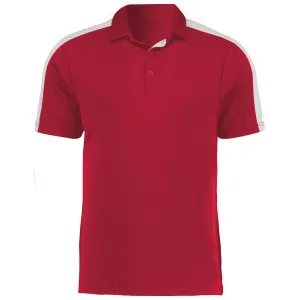 Augusta Sportswear Men's Scarlet/White Bi-Color Vital Polo