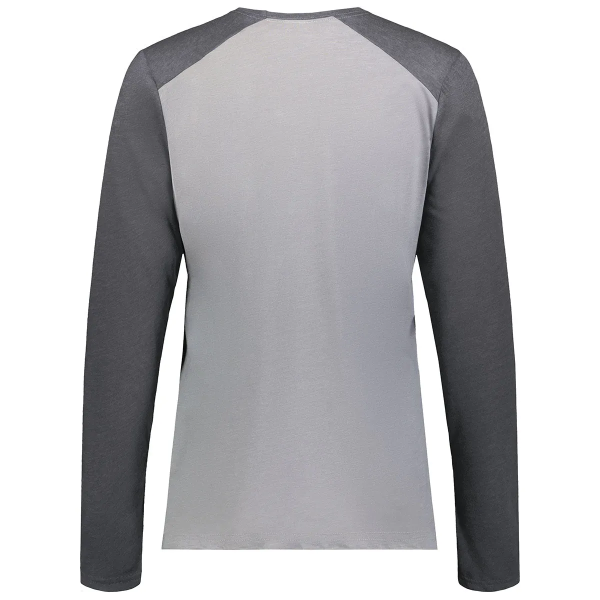 Augusta Sportswear Women's Grey Heather/Carbon Heather Gameday Vintage Long Sleeve Tee