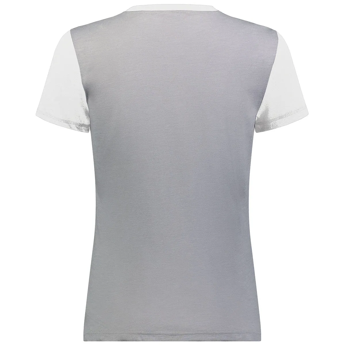 Augusta Sportswear Women's Grey Heather/White Gameday Vintage Ringer Tee