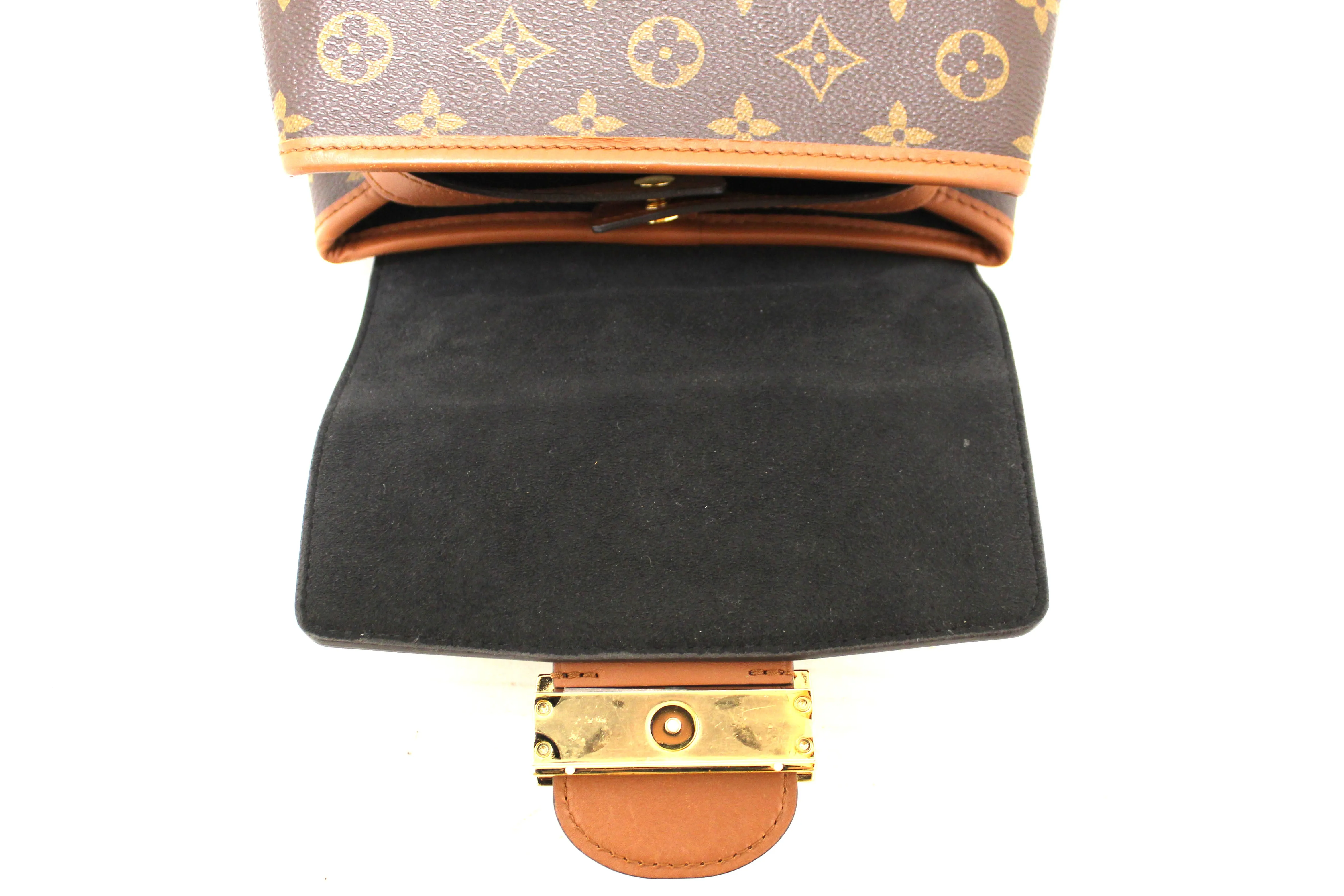 Authentic Louis Vuitton Reverse Monogram Dauphine Backpack PM