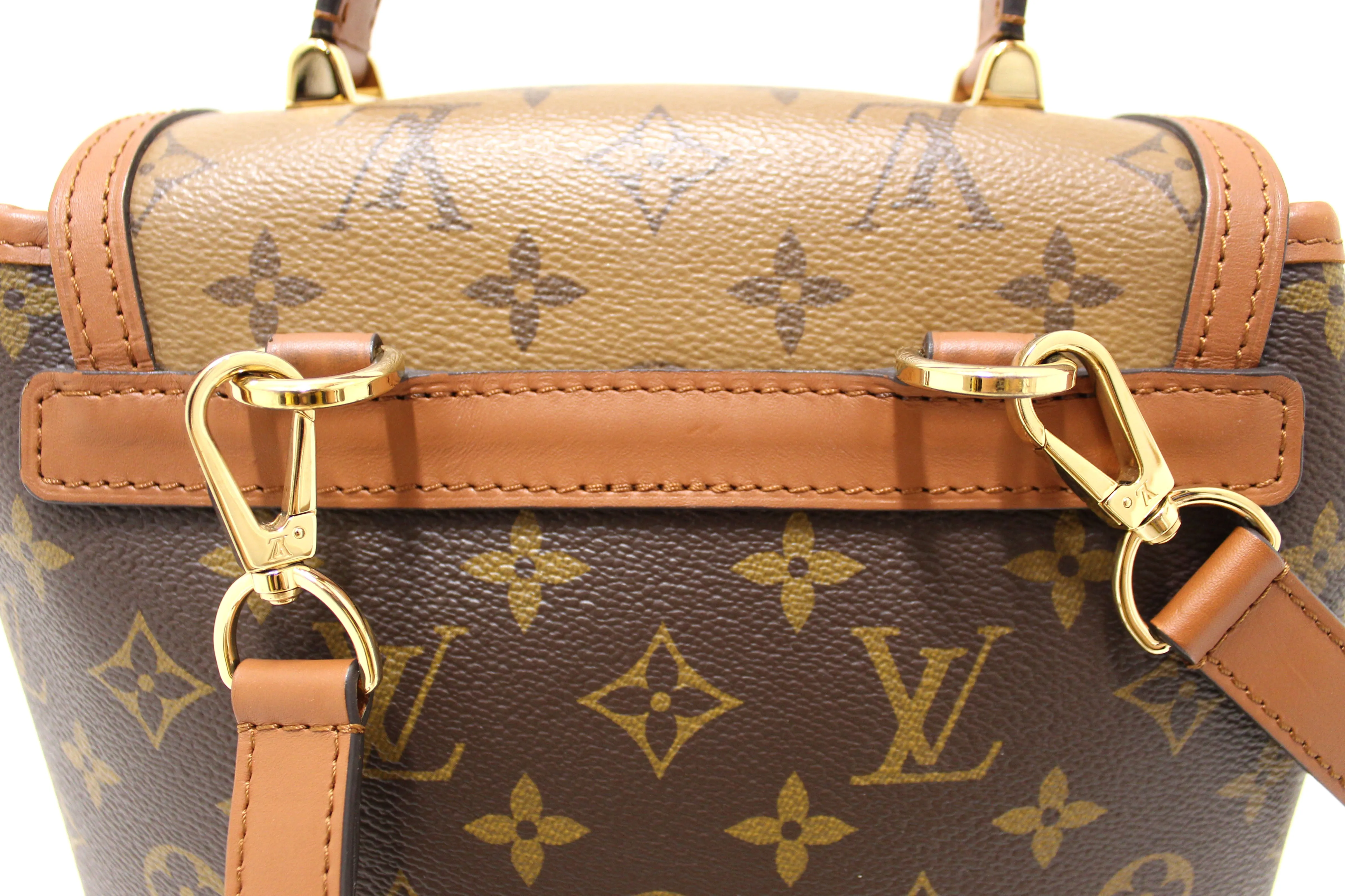 Authentic Louis Vuitton Reverse Monogram Dauphine Backpack PM