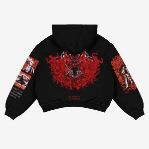 Berserk Anime Hoodie – Berserker Sword Warrior Design, 360 GSM Cotton, Classic Black High-Quality Print
