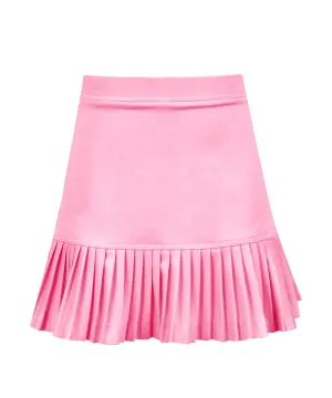 Bubble Gum Mini Pleat Skirt