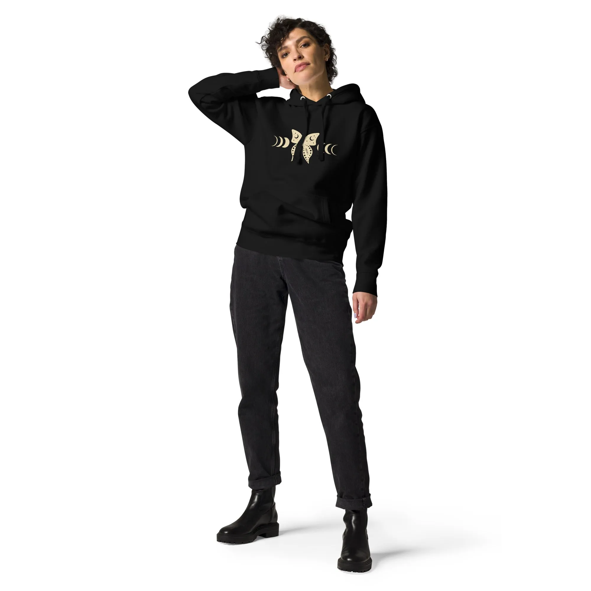Butterfly Magic Design Unisex Hoodie, lioness-love