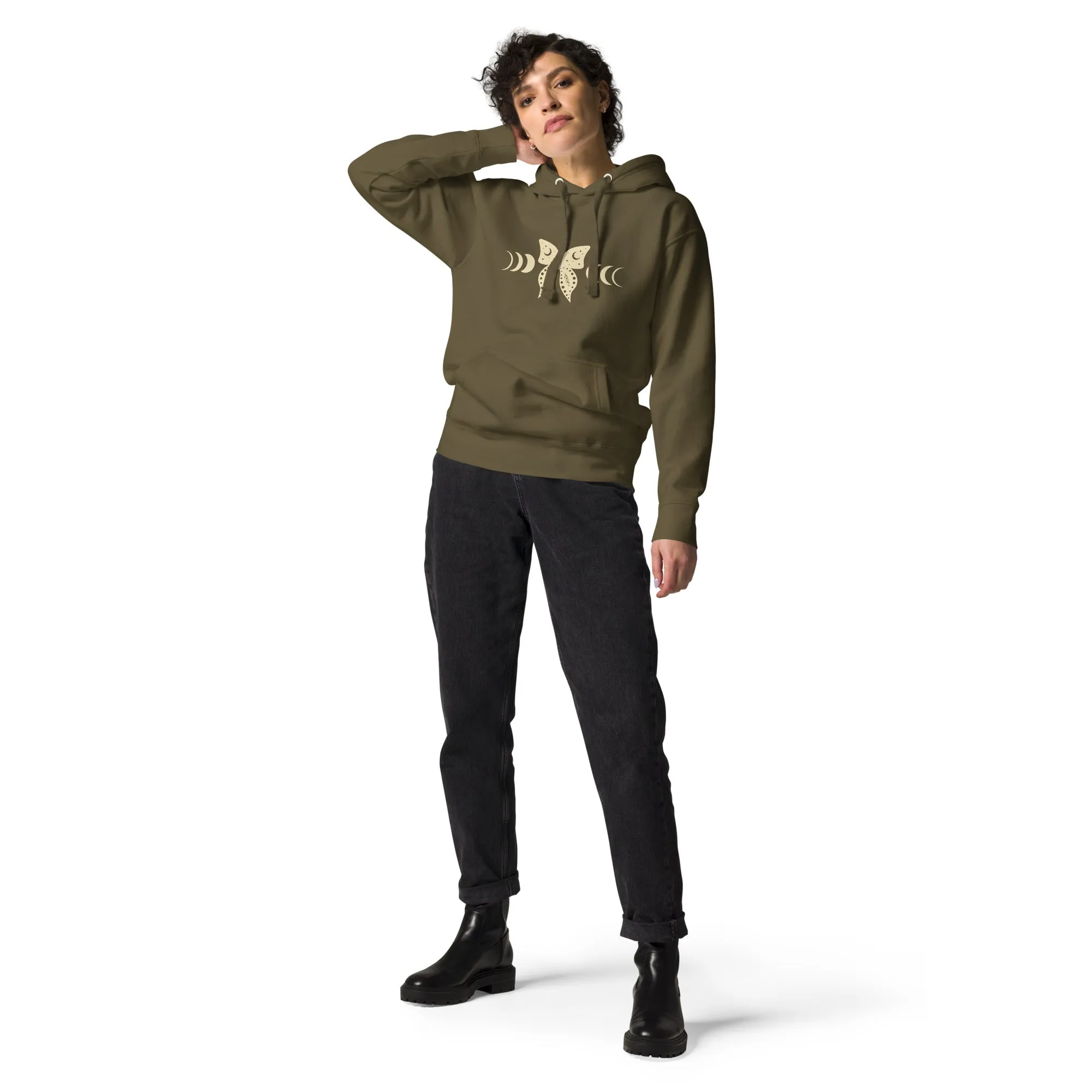 Butterfly Magic Design Unisex Hoodie, lioness-love