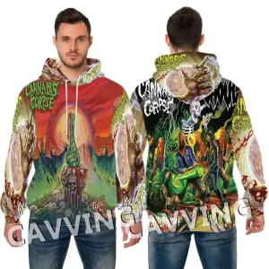 CANNIBAL CORPSE 3D Streetwear Hoodie – Dominate the Scene in Full Metal Fury | Heavy Metal Hooded Pullover Sweatshirt for the Bold & Untamed