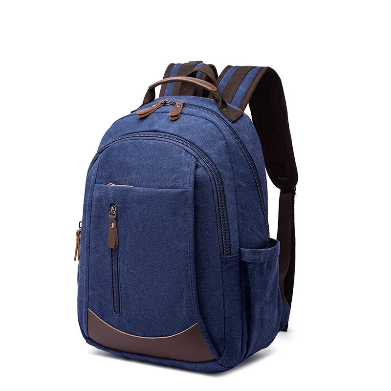 Canvas Laptop Backpack Canvas Travel Backpack Unisex Backpack For Work