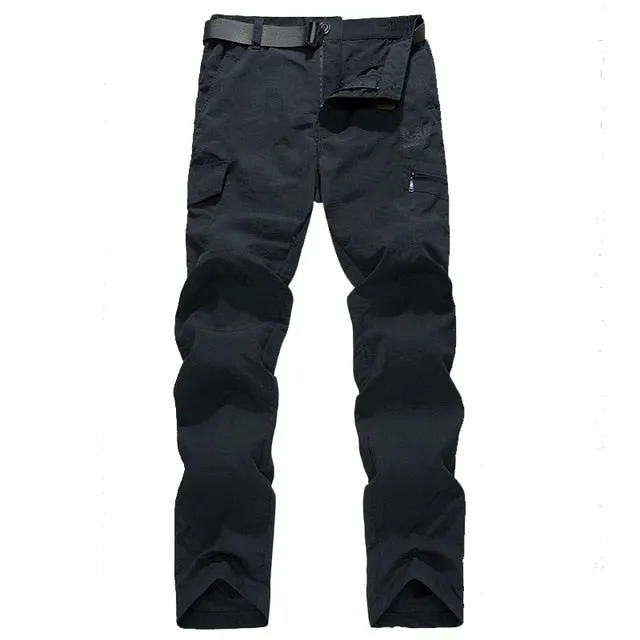 Cargo Pants Breathable lightweight Waterproof Quick Dry Casual Pants Men Summer Army Military Style Trousers