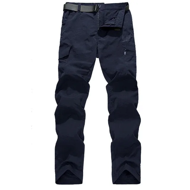 Cargo Pants Breathable lightweight Waterproof Quick Dry Casual Pants Men Summer Army Military Style Trousers