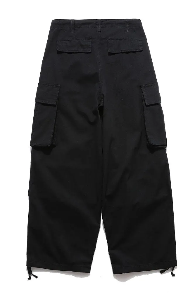 Cargo Pants with Straight In Black