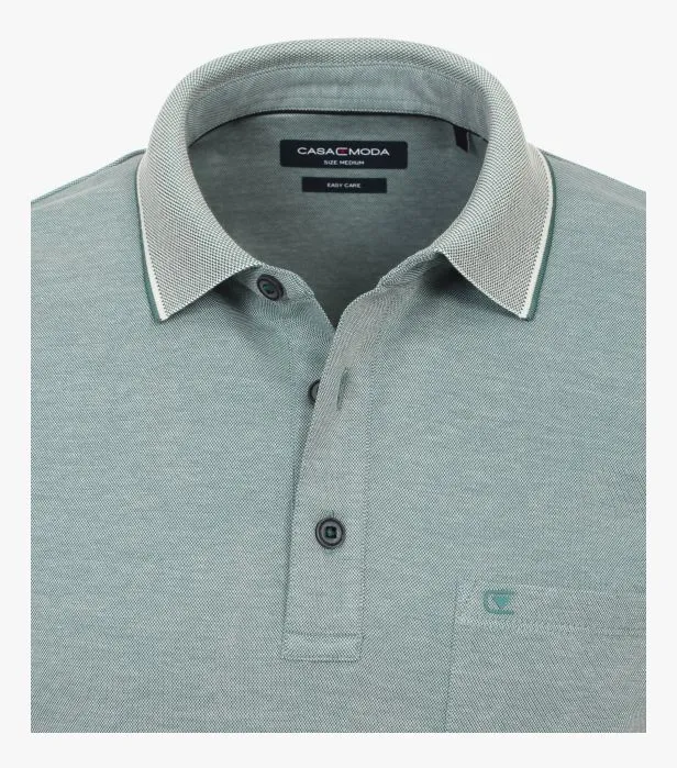 Casa Moda Short Sleeve Polo Shirt 393 - Mint