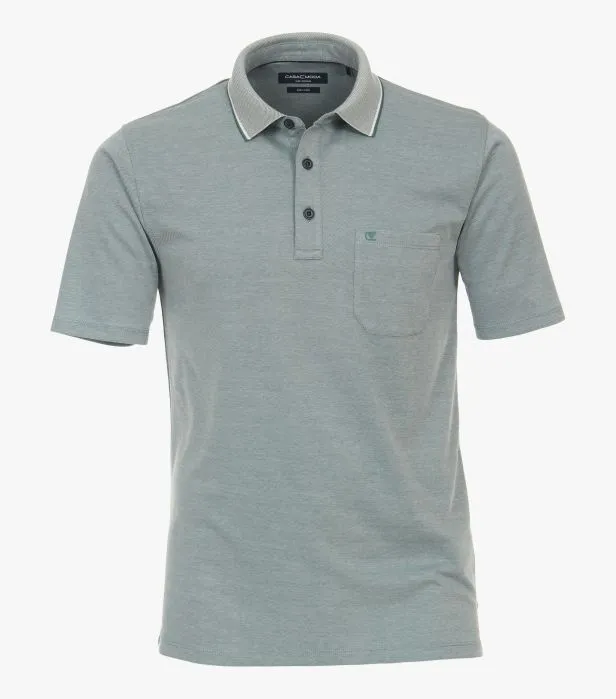 Casa Moda Short Sleeve Polo Shirt 393 - Mint