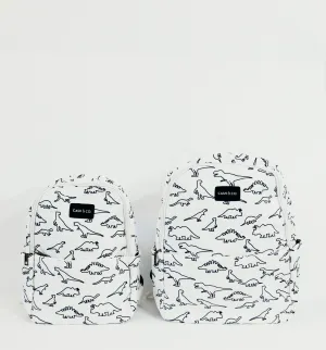 Cash & Co Dino Backpack - White