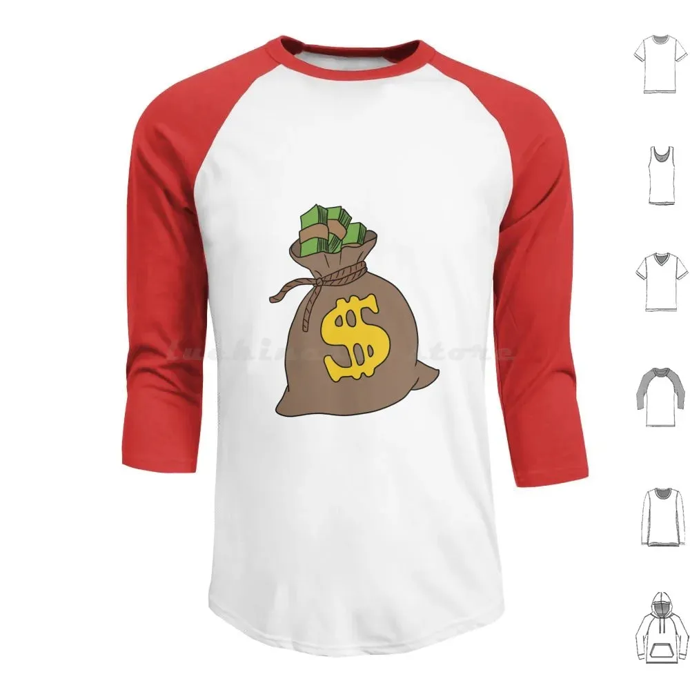 Cash Flow Money Bag Hoodie – Hustle Hard, Stack High! | Rich Mula Dollar Graphic Sweatshirt | Pay Me Payday Streetwear