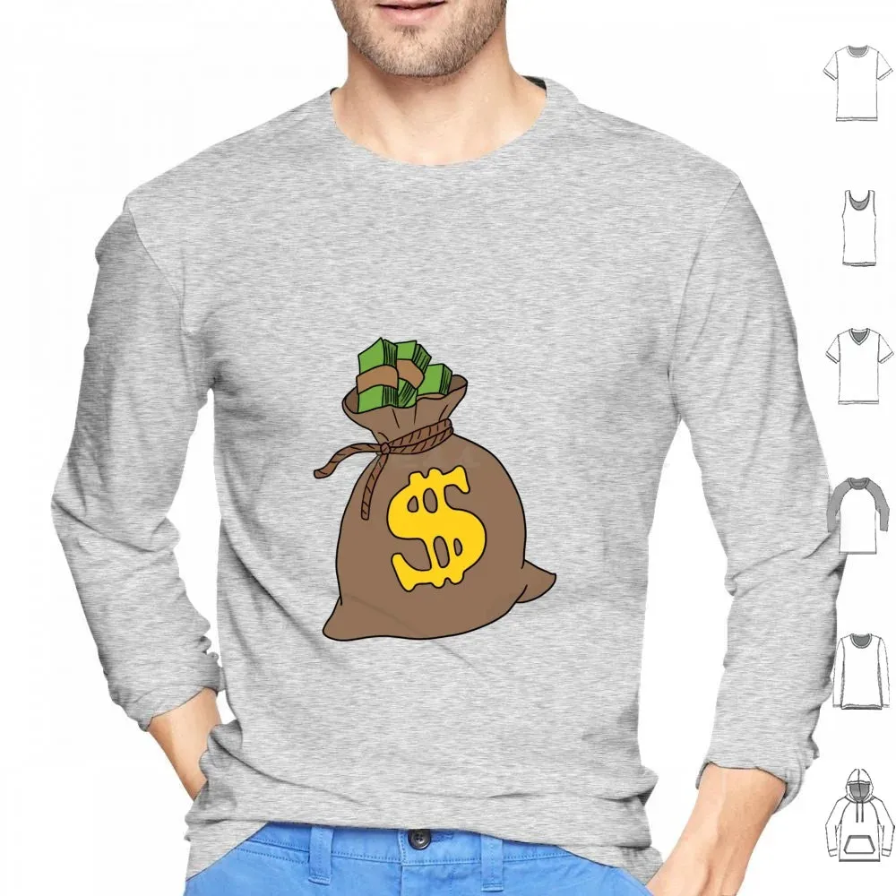 Cash Flow Money Bag Hoodie – Hustle Hard, Stack High! | Rich Mula Dollar Graphic Sweatshirt | Pay Me Payday Streetwear