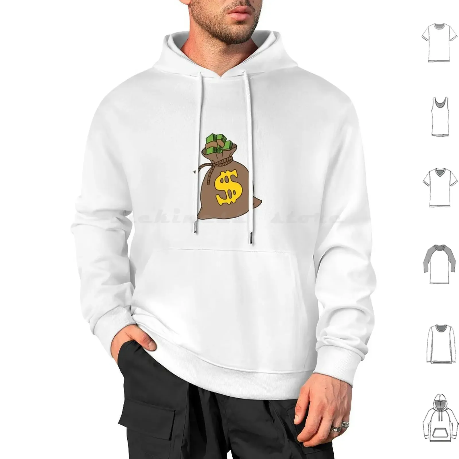 Cash Flow Money Bag Hoodie – Hustle Hard, Stack High! | Rich Mula Dollar Graphic Sweatshirt | Pay Me Payday Streetwear