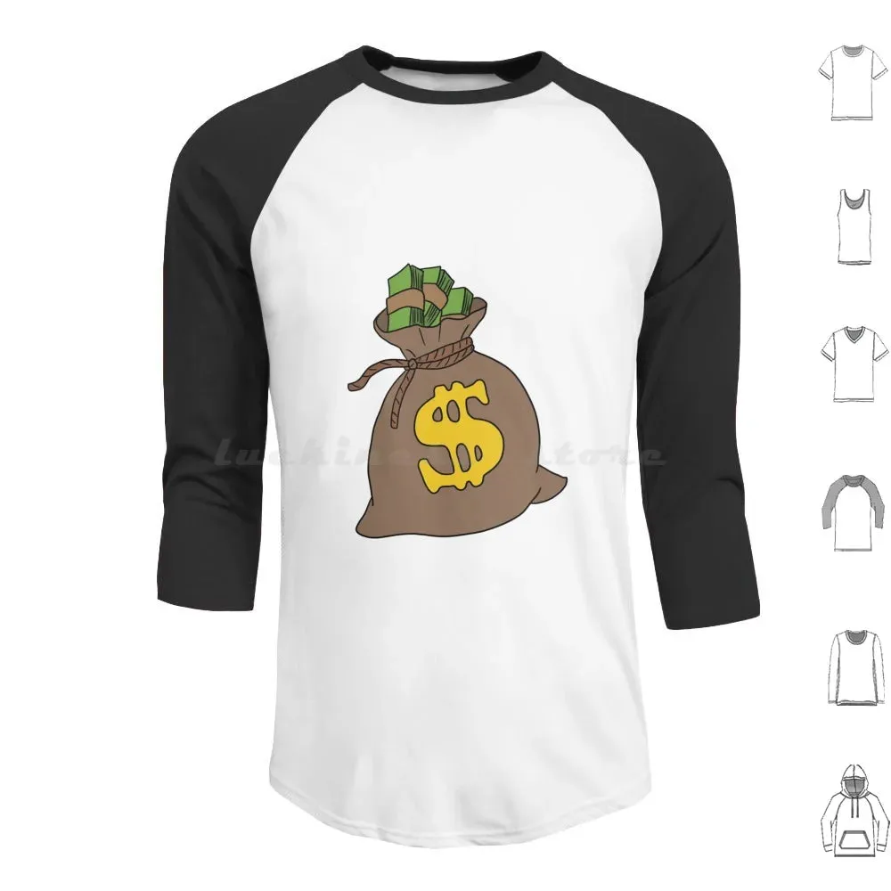 Cash Flow Money Bag Hoodie – Hustle Hard, Stack High! | Rich Mula Dollar Graphic Sweatshirt | Pay Me Payday Streetwear