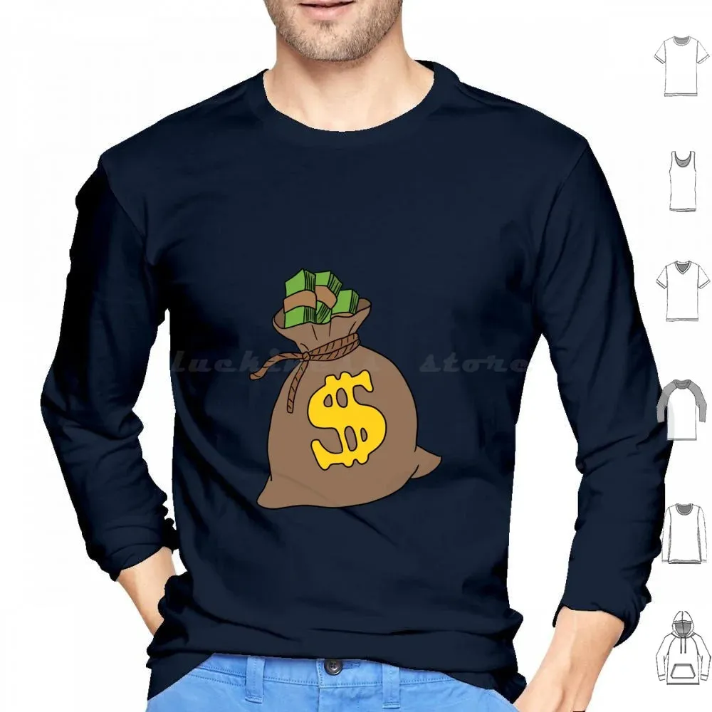 Cash Flow Money Bag Hoodie – Hustle Hard, Stack High! | Rich Mula Dollar Graphic Sweatshirt | Pay Me Payday Streetwear