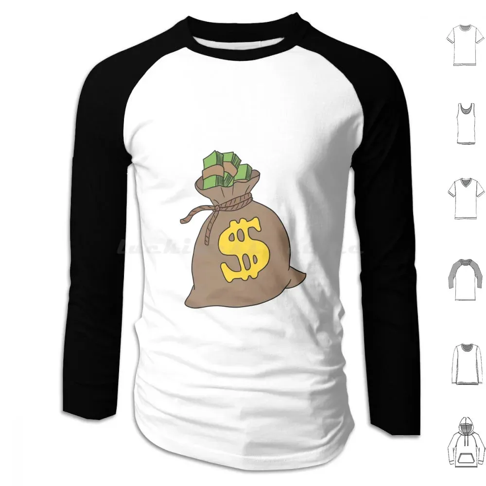 Cash Flow Money Bag Hoodie – Hustle Hard, Stack High! | Rich Mula Dollar Graphic Sweatshirt | Pay Me Payday Streetwear