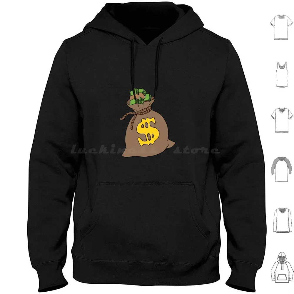 Cash Flow Money Bag Hoodie – Hustle Hard, Stack High! | Rich Mula Dollar Graphic Sweatshirt | Pay Me Payday Streetwear