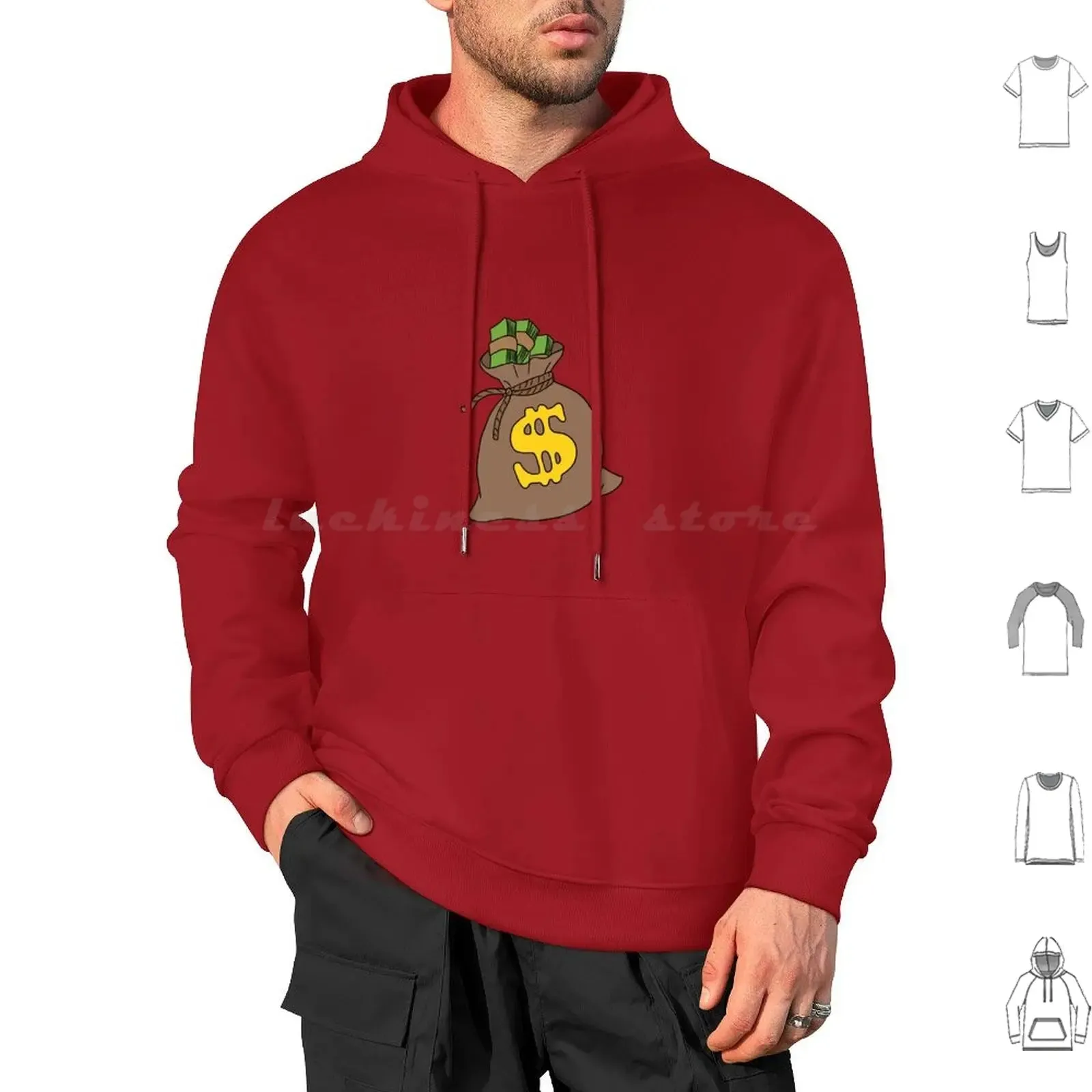 Cash Flow Money Bag Hoodie – Hustle Hard, Stack High! | Rich Mula Dollar Graphic Sweatshirt | Pay Me Payday Streetwear