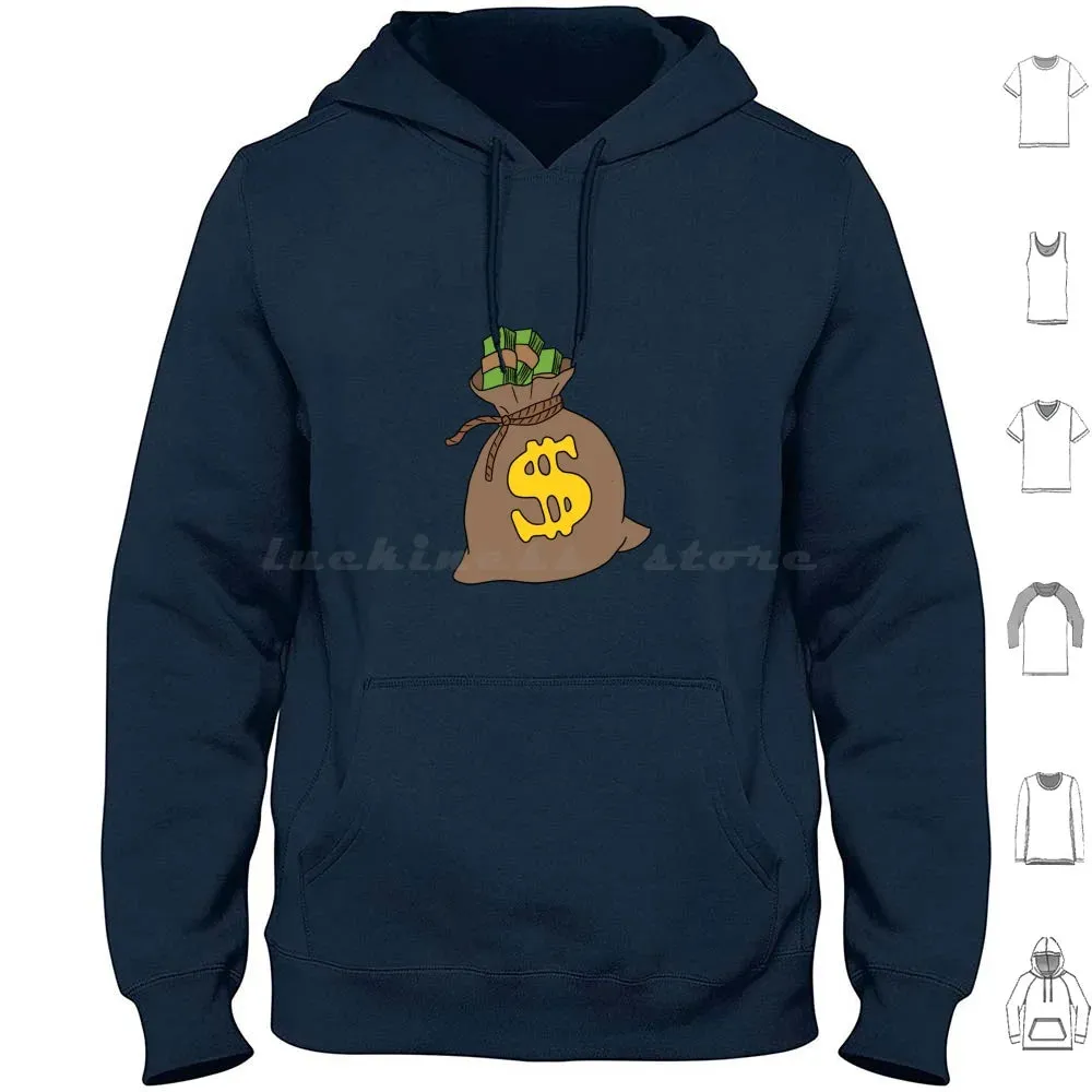 Cash Flow Money Bag Hoodie – Hustle Hard, Stack High! | Rich Mula Dollar Graphic Sweatshirt | Pay Me Payday Streetwear