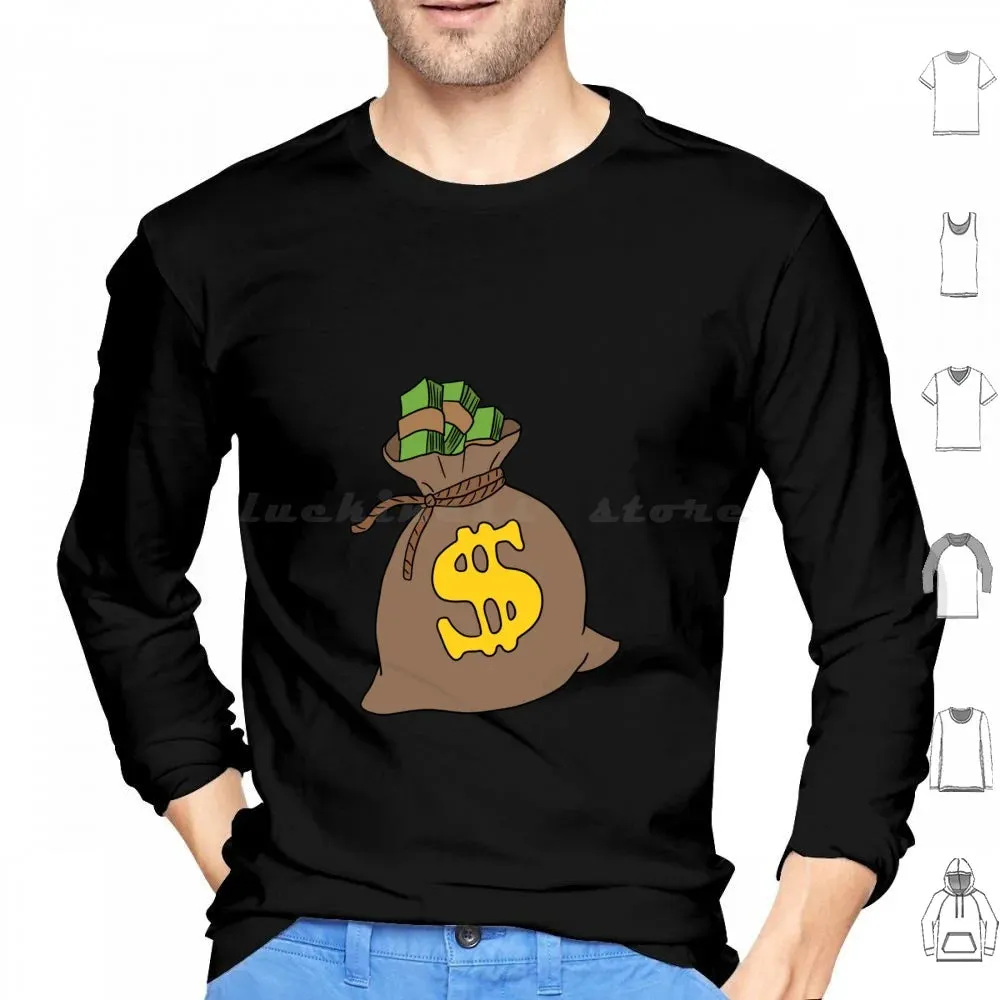 Cash Flow Money Bag Hoodie – Hustle Hard, Stack High! | Rich Mula Dollar Graphic Sweatshirt | Pay Me Payday Streetwear
