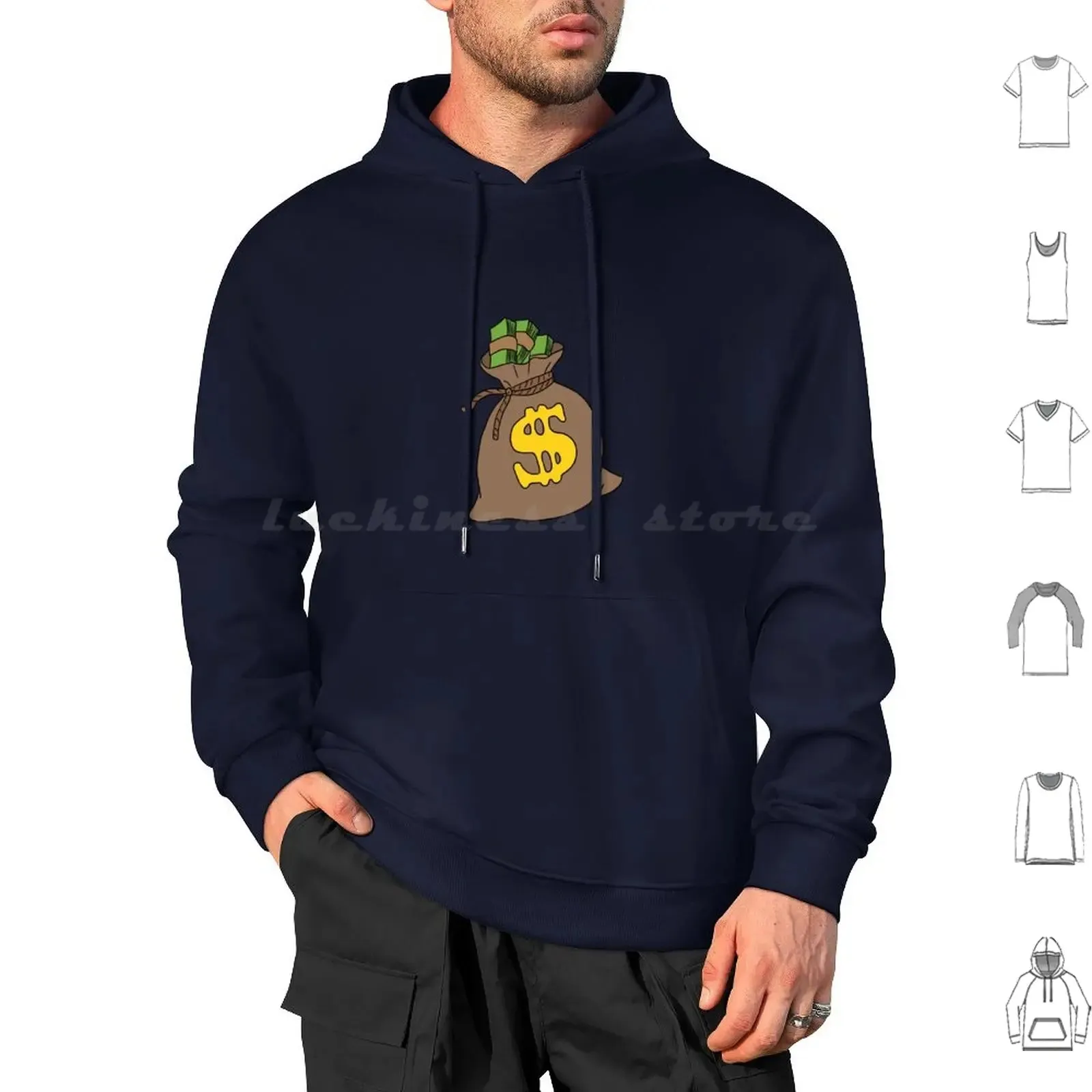 Cash Flow Money Bag Hoodie – Hustle Hard, Stack High! | Rich Mula Dollar Graphic Sweatshirt | Pay Me Payday Streetwear