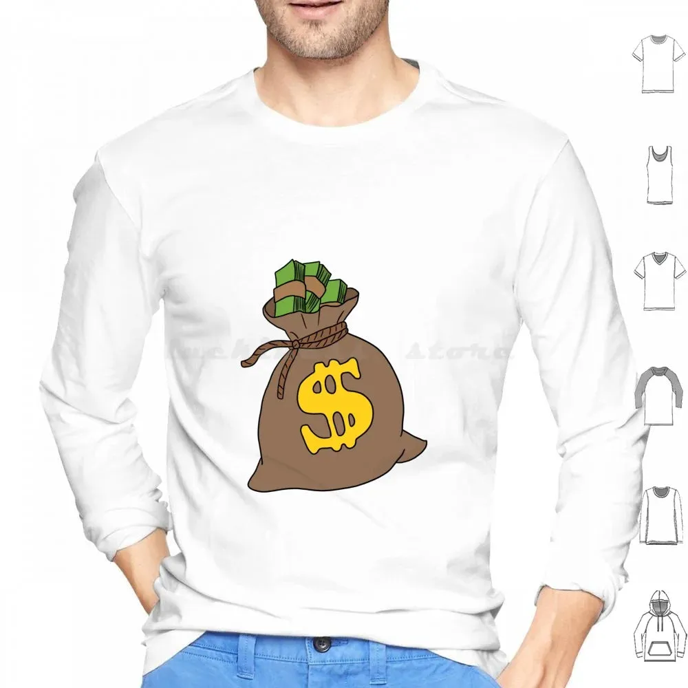 Cash Flow Money Bag Hoodie – Hustle Hard, Stack High! | Rich Mula Dollar Graphic Sweatshirt | Pay Me Payday Streetwear