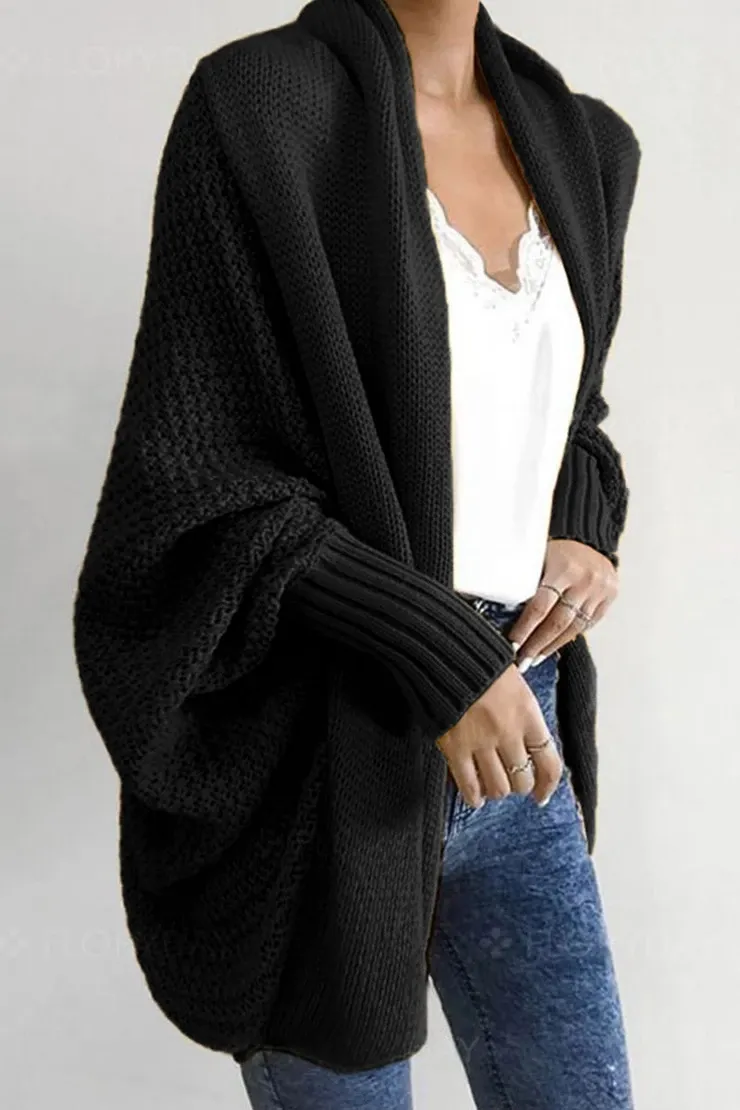 Chicindress Batwing Sleeve Sweater Cardigan (4 Colors)