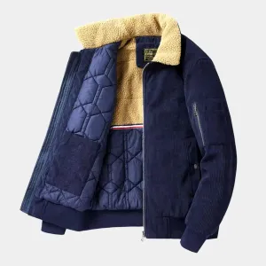 Corduroy Bomber Jacket - Cross & Crown
