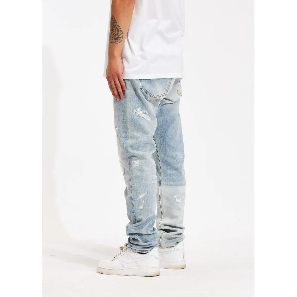 Crysp Denim Atlantic Light Distressed Denim Jeans (CRYSPHOL23-22)