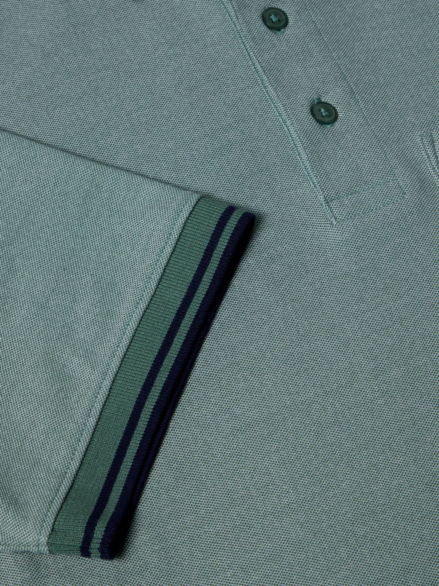 Daniel Grahame Short Sleeve 3 Button Polo Shirt - Light Green