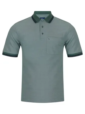 Daniel Grahame Short Sleeve 3 Button Polo Shirt - Light Green