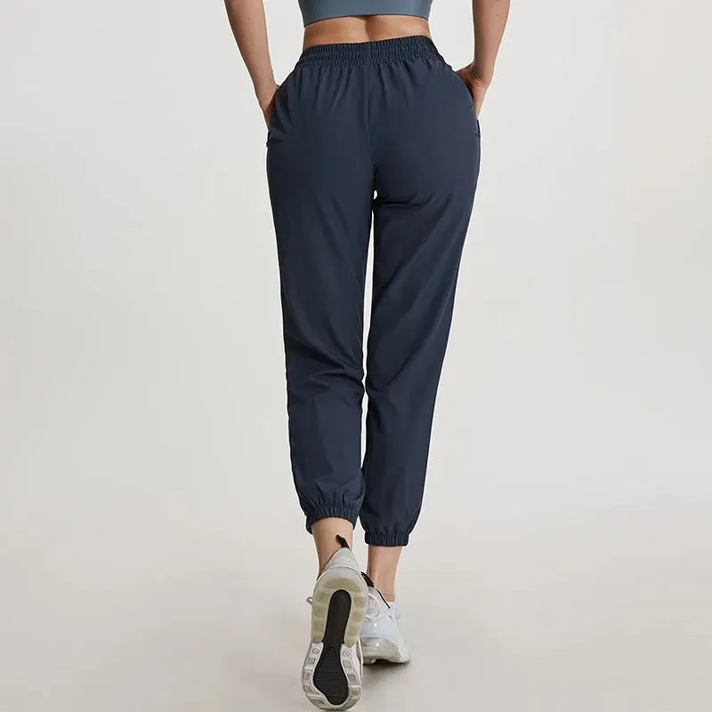 Drawstring Athletic Fitness Exercise Sweatpants