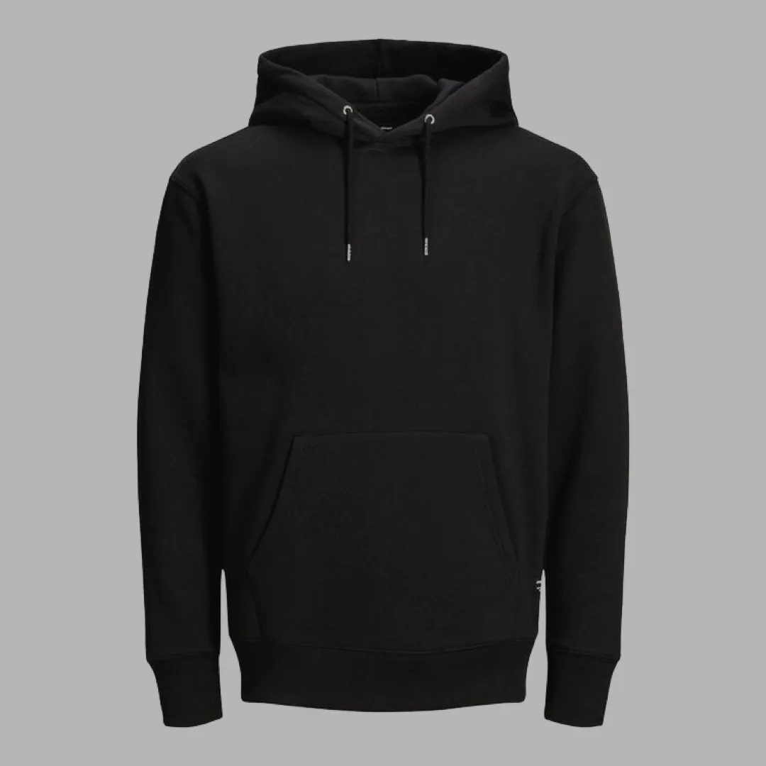 Essential Black Hoodie Tracksuit