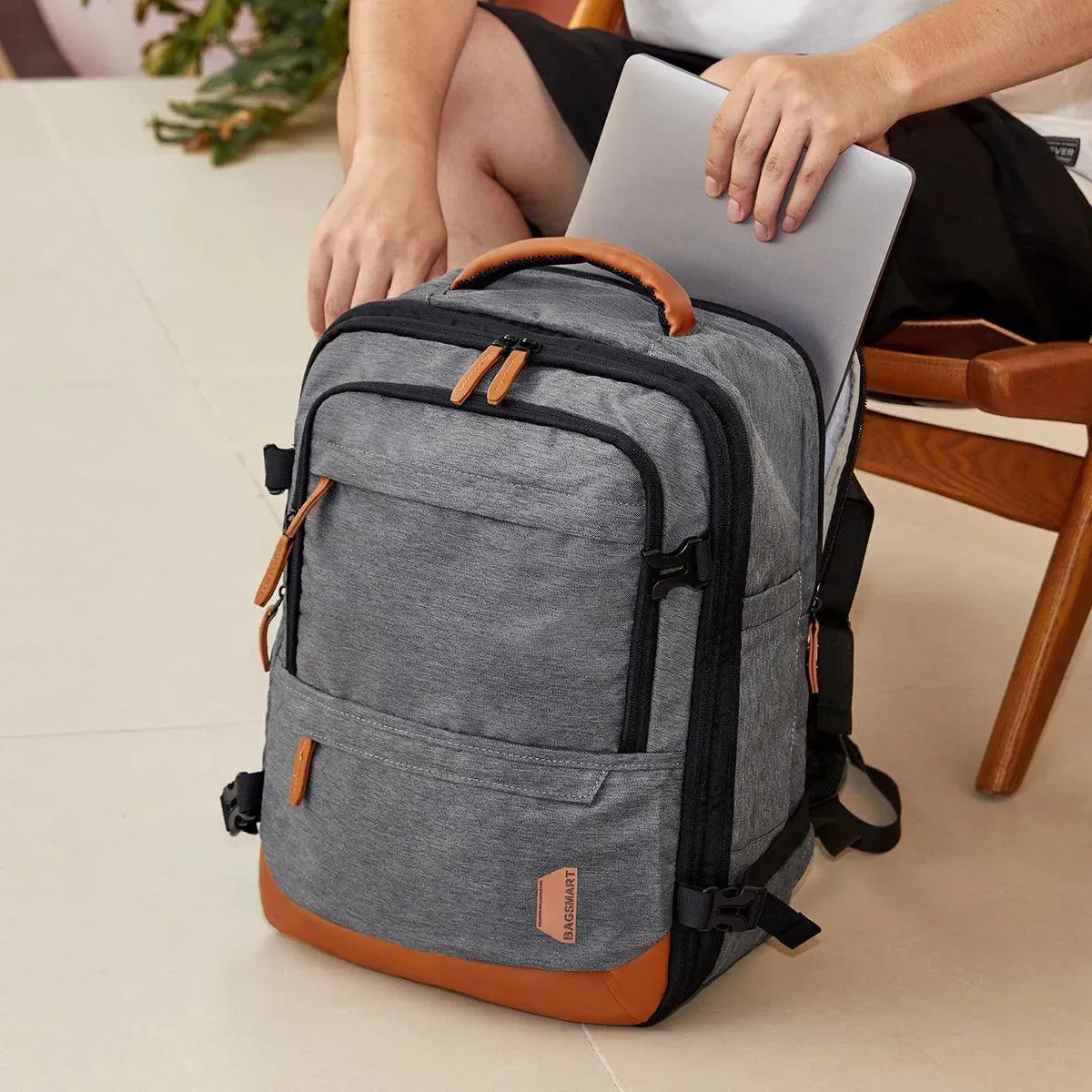 Falco 40L Expandable Airline Approved Carry On Travel Backpack