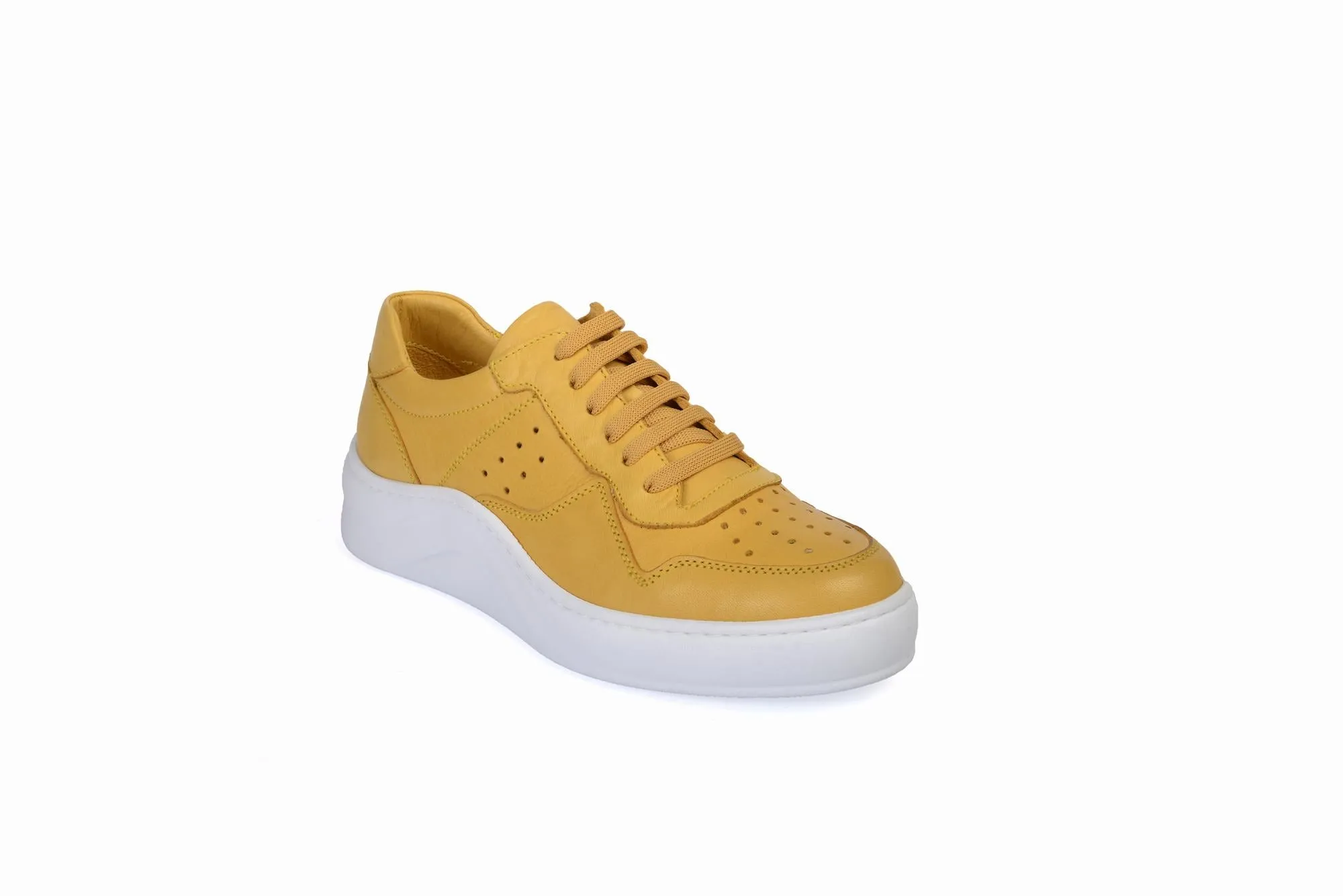 FOOT FEDERATION LACE-UP WOMEN'S SNEAKER YELLOW