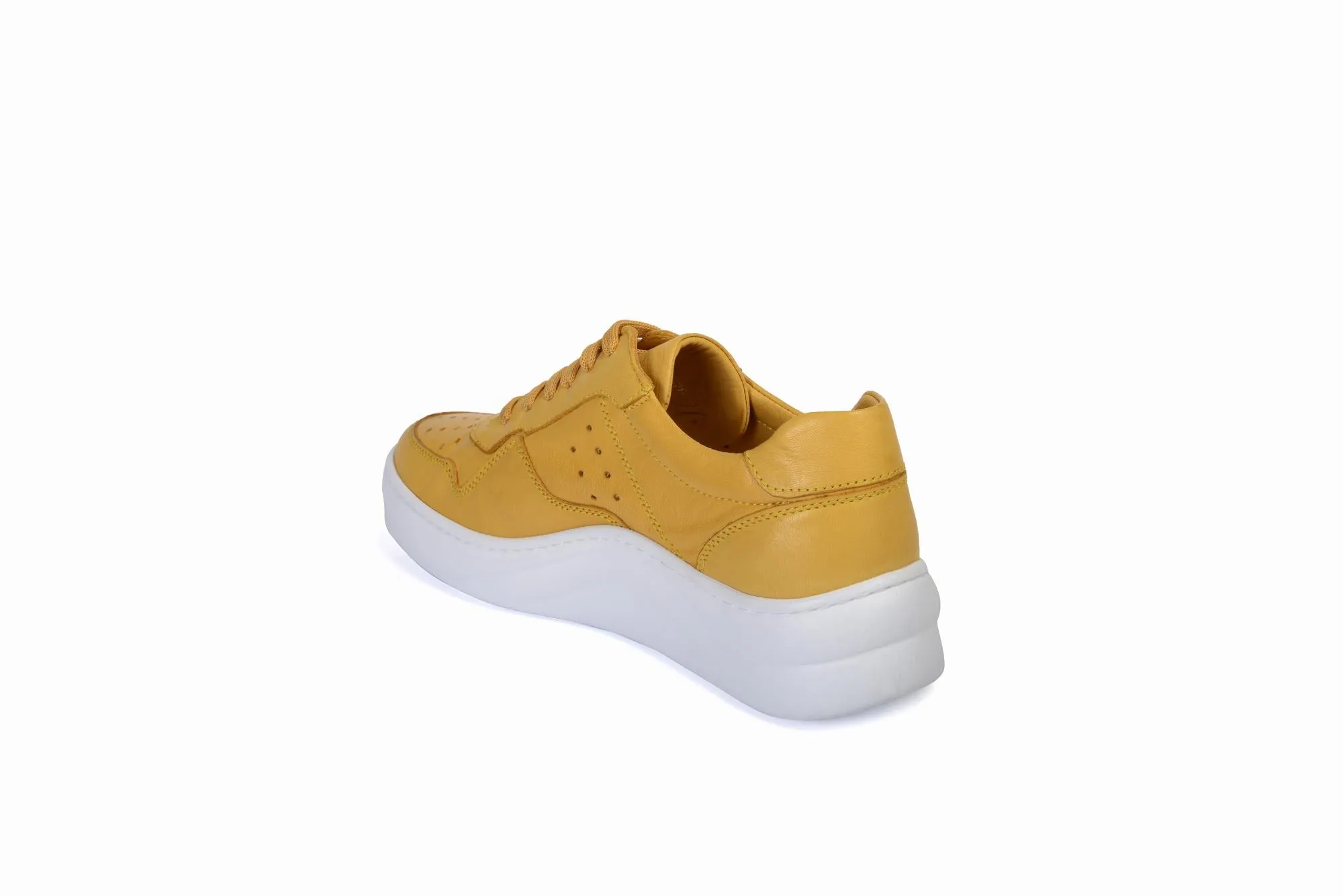 FOOT FEDERATION LACE-UP WOMEN'S SNEAKER YELLOW