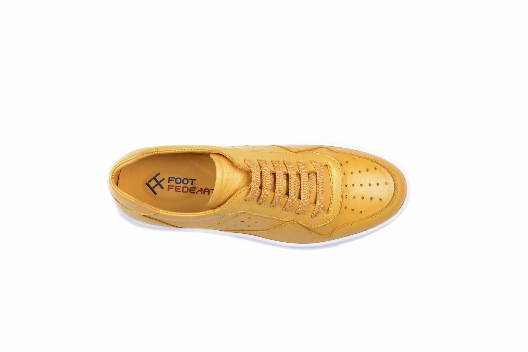 FOOT FEDERATION LACE-UP WOMEN'S SNEAKER YELLOW